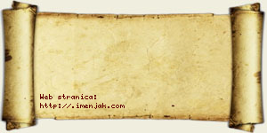 Jakov Varinac vizit kartica